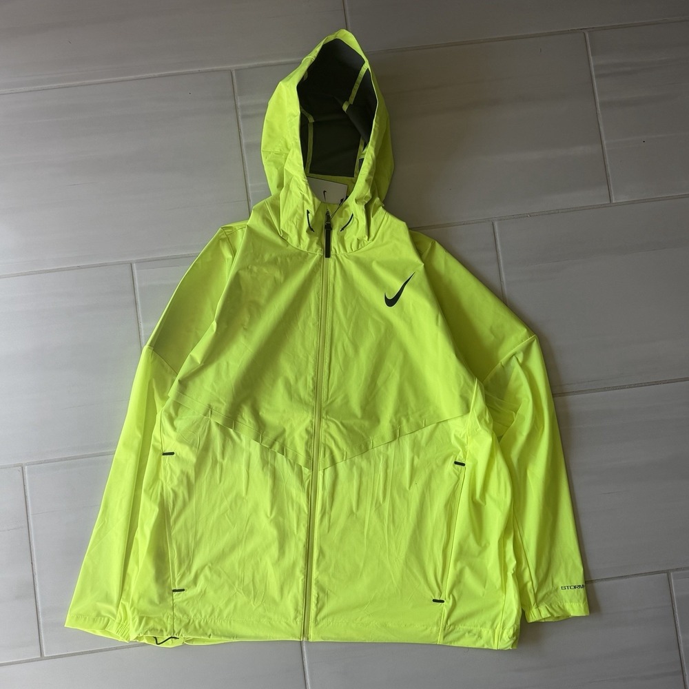 Nike AeroSwift StormFIT Aerogami Jacket Volt Black FZ9039702 Waterproof Men Sz L - Picture 3 of 9